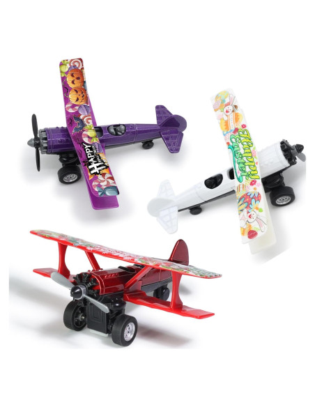 Conjunto de 3 Aviones de Juguete Oriate para Niños 3+ Años Conjunto de 3 Aviones de Juguete Oriate para Niños 3+ Años
