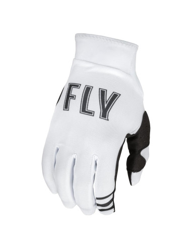 Guantes Fly Racing Pro Lite 2023 Adulto 3X-Grande Blanco
