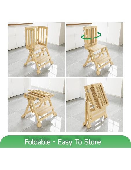 Torre Plegable para Niños GoTiling - Escalera de Aprendizaje 88.9 cm Torre Plegable para Niños GoTiling - Escalera de Aprendizaje 88.9 cm
