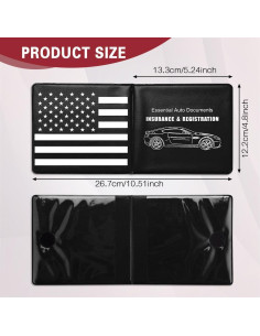 Organizador de Documentos para Auto Zufoty - Cartera Negra 2
