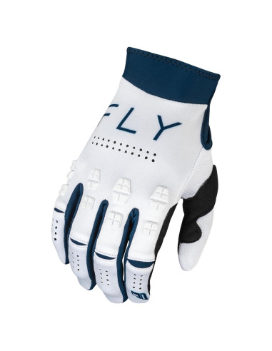 Guantes de Motocross Fly Racing Evolution DST Blanco/Marino