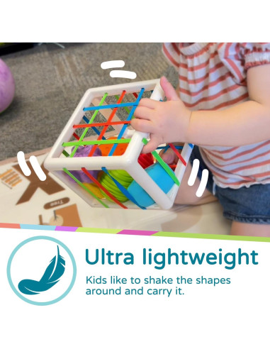 Juguete Clasificador Montessori LiKee 12.7 cm 18+ meses