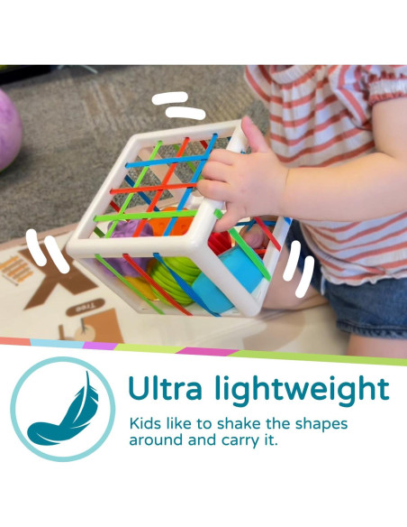 Juguete Clasificador Montessori LiKee 12.7 cm 18+ meses Juguete Clasificador Montessori LiKee 12.7 cm 18+ meses