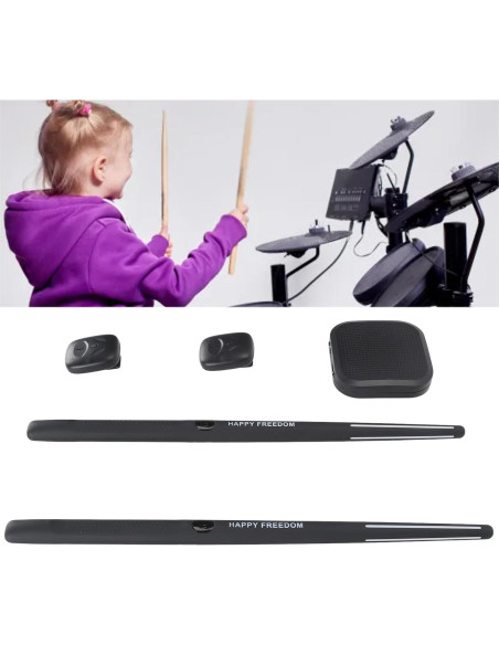 Set de Tambores Electrónicos Pocket Drum - 2 Bastones y Pedales Set de Tambores Electrónicos Pocket Drum - 2 Bastones y Pedales