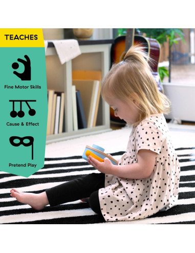 Juguete Musical Baby Einstein Hape Radio de Descubrimiento 16.1x5.4cm