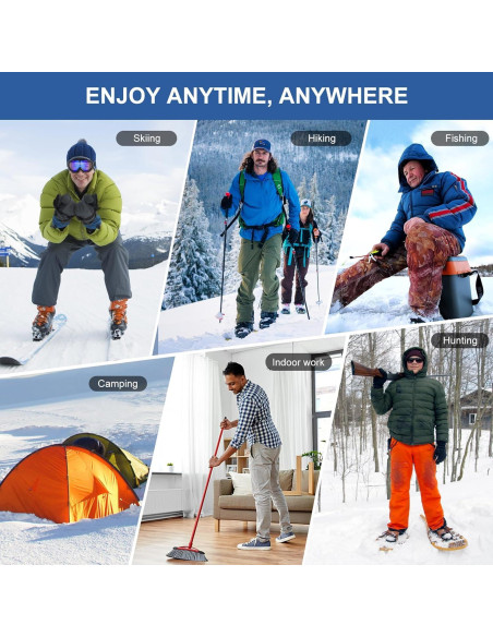 Calcetines Calentados SNOW DEER Medianos Negros Recargables Calcetines Calentados SNOW DEER Medianos Negros Recargables