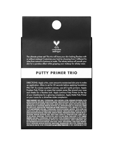 Trío de Primer Putty e.l.f. Cosmetics - 3x 4g Sin Poros, Mate, Luminoso
