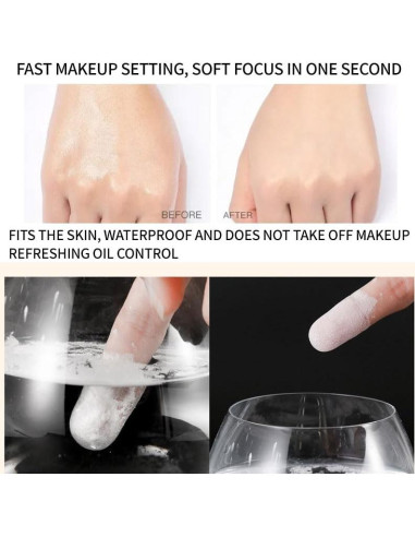 Polvo Suelto Fijador de Maquillaje LemonSac 8g - Control de Aceite