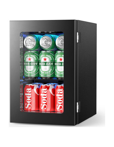 Mini Refrigerador de Bebidas Electactic 18L Control Digital Negro
