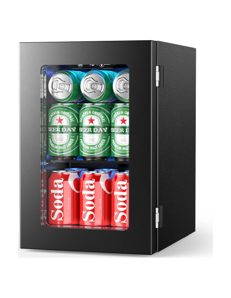 Mini Refrigerador de Bebidas Electactic 18L Control Digital Negro Mini Refrigerador de Bebidas Electactic 18L Control Digital Negro