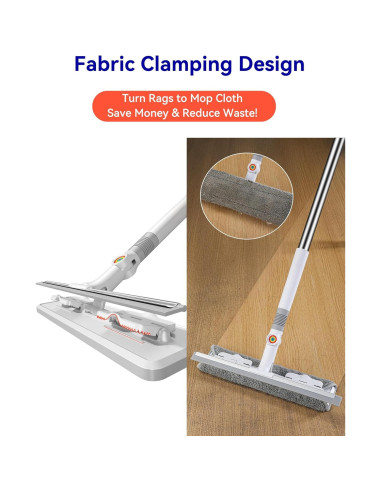 Kit de Limpieza de Ventanas CTIME 2 en 1 con Polo Extensible 80"