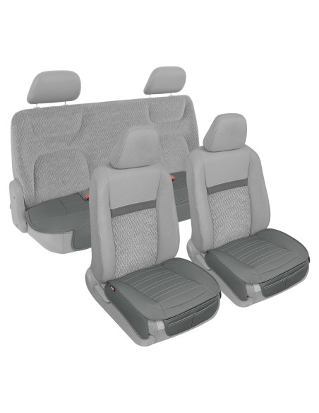 Fundas de Asiento Motor Trend MTSC-422 Gris Acolchadas Fundas de Asiento Motor Trend MTSC-422 Gris Acolchadas