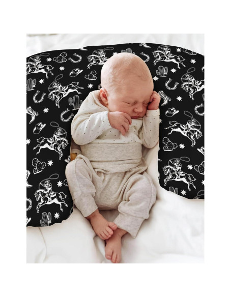 Funda de Almohada de Lactancia Country Western - Suave y Ajustable Funda de Almohada de Lactancia Country Western - Suave y Ajustable