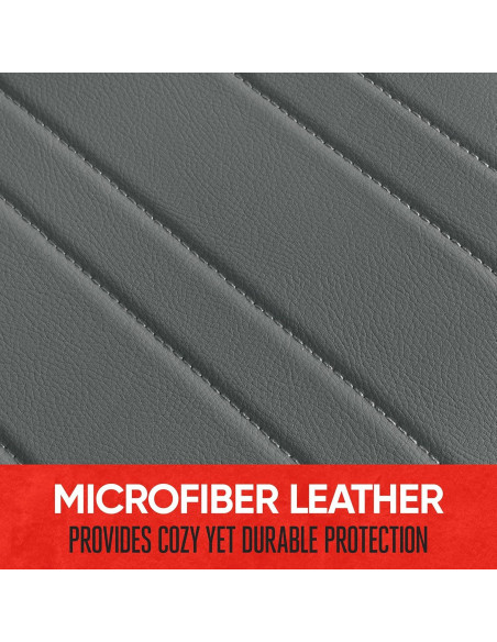Fundas de Asiento Motor Trend MTSC-422 Gris Acolchadas Fundas de Asiento Motor Trend MTSC-422 Gris Acolchadas