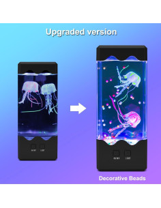 Lámpara de Medusas Jiayuan - Luz 7 Colores, 5 Niveles de Brillo 2