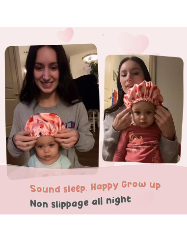 Gorro de Satén Reversible YANIBEST para Bebés 6-36 Meses