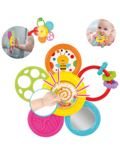Mordedor Sensorial KiddoLab Spin & Rattle para Bebés 6-12 Meses 2