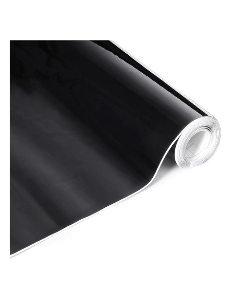Vinilo Adhesivo Brillante Negro Lypumso 0.3m x 3m Sin Burbujas Vinilo Adhesivo Brillante Negro Lypumso 0.3m x 3m Sin Burbujas
