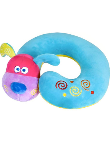 Almohada de Cuello para Niños Qianliyer Azul - Viaje Cómoda