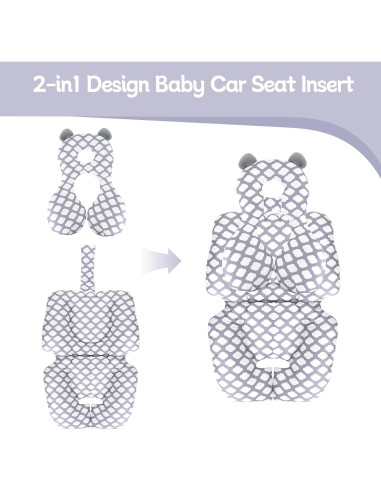 Cojín para Silla de Paseo KAKIBLIN Inserto Asiento Auto Bebé