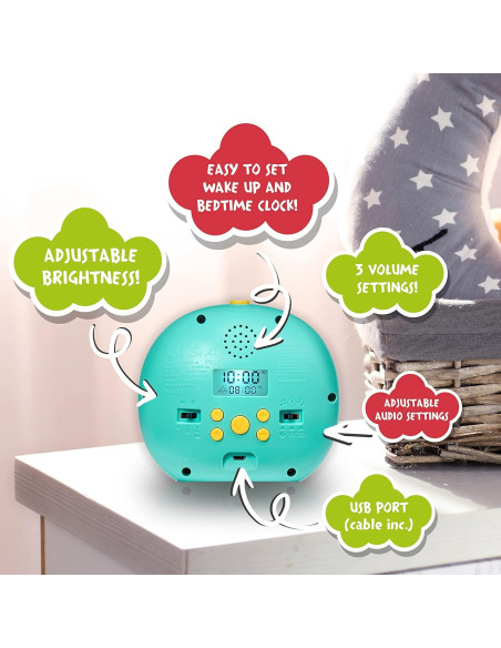 Entrenador de Sueño CoComelon Lullaby Labs | Reloj Digital con Luz Nocturna Entrenador de Sueño CoComelon Lullaby Labs | Reloj Digital con Luz Nocturna