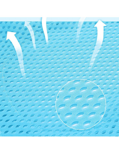 Almohadilla de Baño para Bebé Azul - Red de Soporte Ajustable