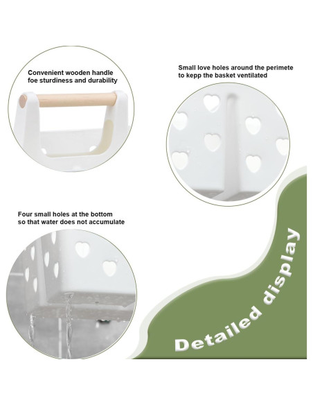 Organizador de Ducha Portátil Anyoifax Blanco 27.2x19.6x18.5cm Organizador de Ducha Portátil Anyoifax Blanco 27.2x19.6x18.5cm