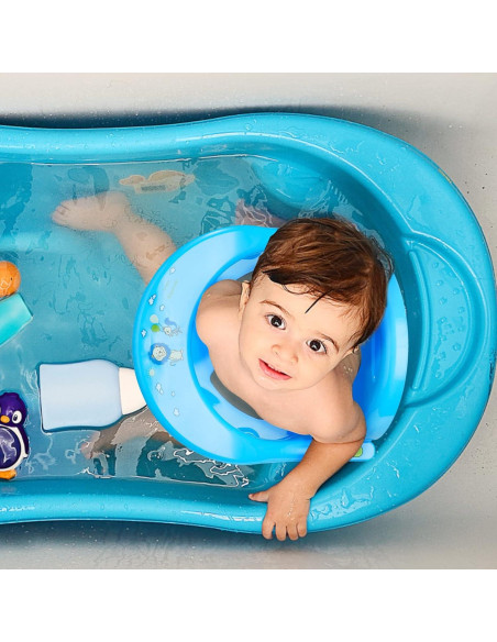 Asiento de Baño Plegable para Bebés Antideslizante Azul Asiento de Baño Plegable para Bebés Antideslizante Azul
