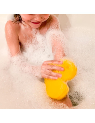 Esponja de Silicona Pato Amarillo Innobaby para Bebés 11.4cm
