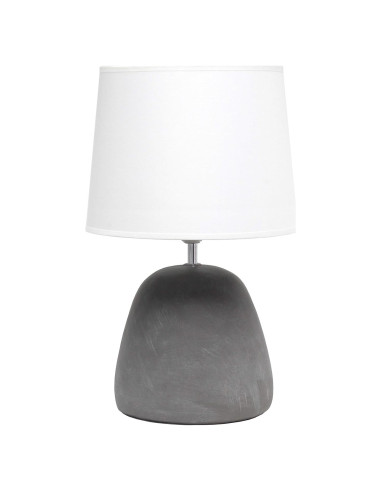 Lámpara de Mesa Simple Designs LT2058-WHT Blanca 43 cm