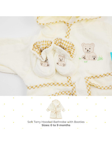 Bata de Baño de Felpa con Capucha Spasilk para Bebé Unisex
