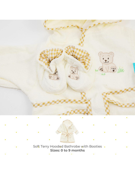Bata de Baño de Felpa con Capucha Spasilk para Bebé Unisex Bata de Baño de Felpa con Capucha Spasilk para Bebé Unisex