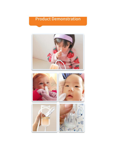 Aspirador Nasal Manual Ujhosld Portátil Reutilizable Silencioso