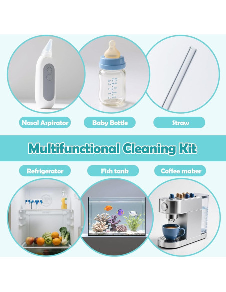 Kit de limpieza de 11 piezas BUSOHA para succionador nasal Kit de limpieza de 11 piezas BUSOHA para succionador nasal