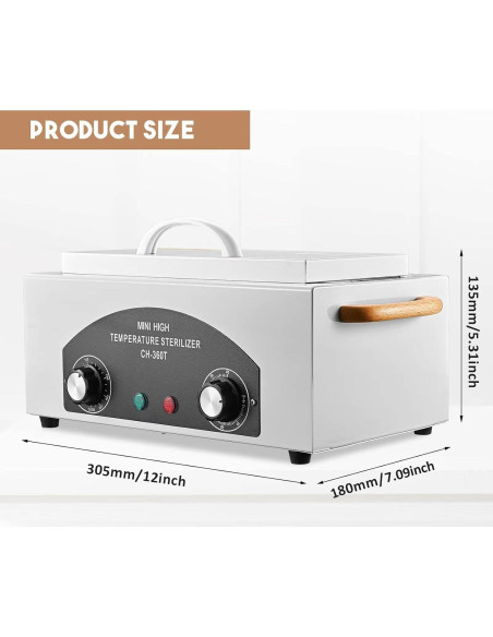 Autoclave Esterilizador de Alta Temperatura Soiiw 1.5L 300W Autoclave Esterilizador de Alta Temperatura Soiiw 1.5L 300W