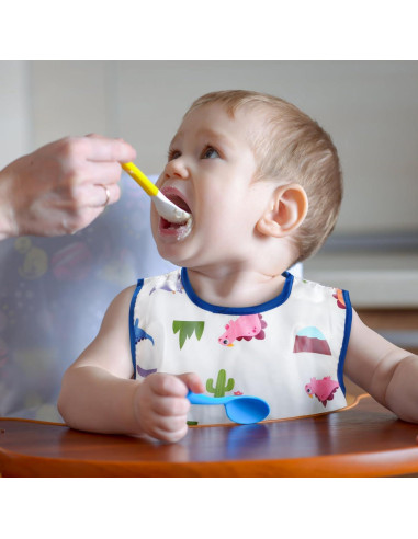Baberos Impermeables Accmor para Bebés 6-24 meses 3pcs