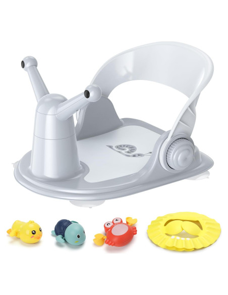 Asiento de Baño Plegable para Bebés RE20C - Gris, 6-12 meses Asiento de Baño Plegable para Bebés RE20C - Gris, 6-12 meses