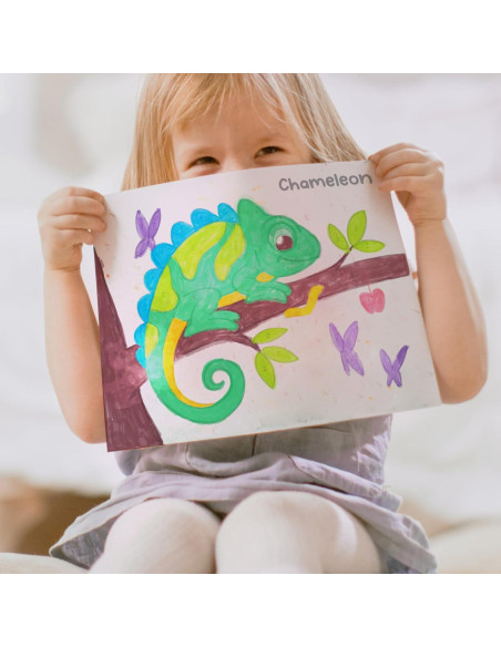 Libro de Colorear con Agua Dan&Darci - 25 Diseños Animales Libro de Colorear con Agua Dan&Darci - 25 Diseños Animales