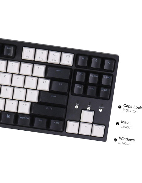 Teclado Mecánico Keychron C1 TKL USB-C 87 Teclas Retroiluminado Teclado Mecánico Keychron C1 TKL USB-C 87 Teclas Retroiluminado