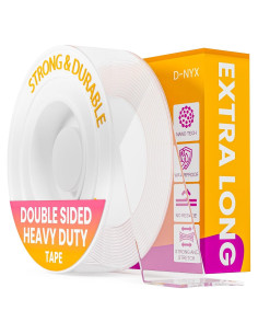 Cinta Adhesiva Doble Cara D-NYX 3 cm x 3 m Alta Resistencia
