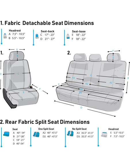 Funda de Asiento de Coche FH Group - Ajuste Universal, Negro Funda de Asiento de Coche FH Group - Ajuste Universal, Negro