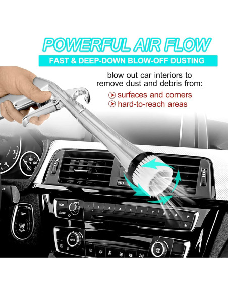 Pistola de Aire Practisol para Limpieza de Coches - 348g Pistola de Aire Practisol para Limpieza de Coches - 348g