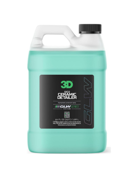 Detallador Cerámico 3D GLW 64 oz Hidrofóbico Brillante Detallador Cerámico 3D GLW 64 oz Hidrofóbico Brillante