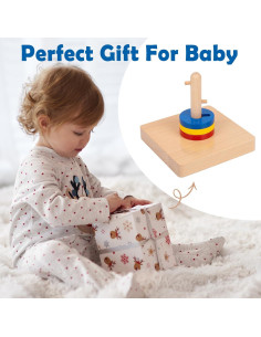 Juguete de Madera Adena Montessori para Clasificar y Girar 2