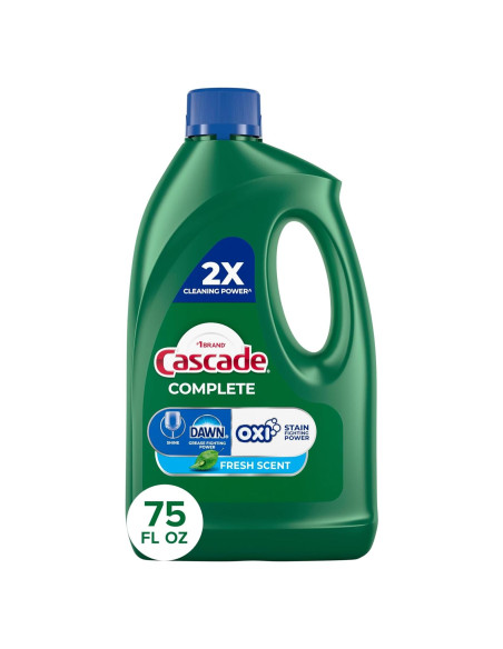 Detergente Líquido en Gel para Lavavajillas Cascade Complete 2.13L Detergente Líquido en Gel para Lavavajillas Cascade Complete 2.13L