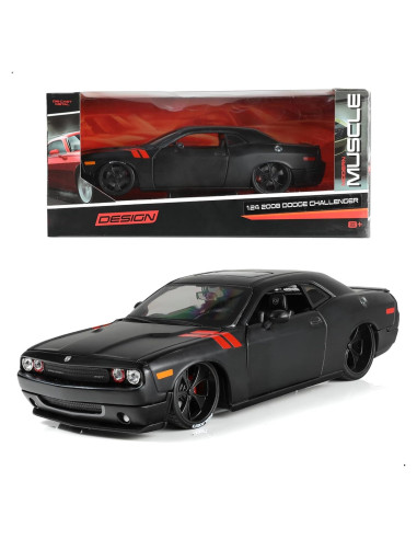 Maisto Dodge Challenger 2008 Modelo Diecast 1:24 Negro