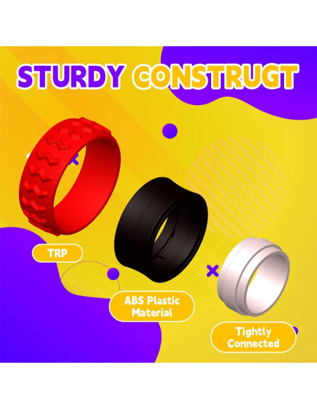 Anillos Sensoriales Antiestrés RBQXNW 12 Piezas para Niños Anillos Sensoriales Antiestrés RBQXNW 12 Piezas para Niños