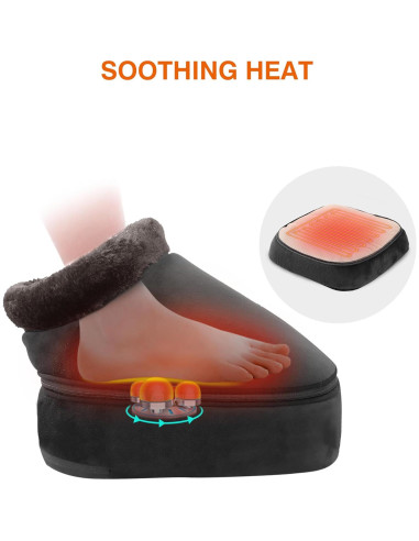 Masajeador de pies Snailax SL-522SN 2 en 1 con calefacción