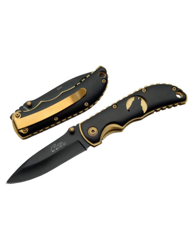 Cuchillo Plegable Rite Edge Wolf 8.89 cm Acero Inoxidable Negro