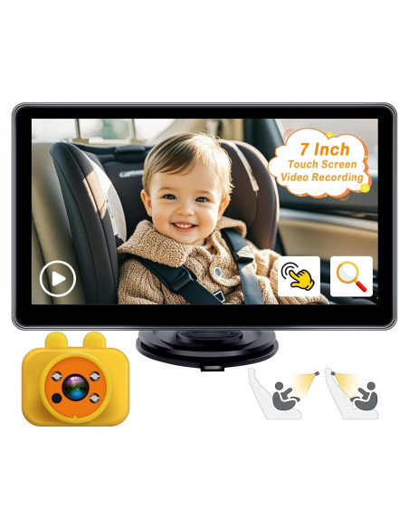 Cámara para Bebé Yakry ZD23 - Pantalla Táctil 7" 1080P HD Cámara para Bebé Yakry ZD23 - Pantalla Táctil 7" 1080P HD